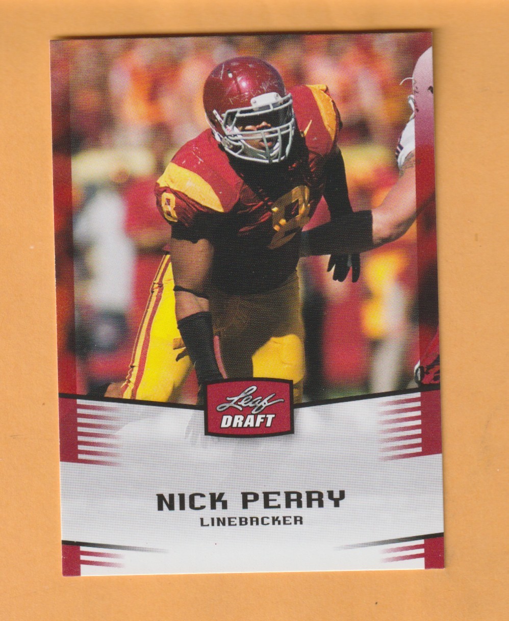 Nick Perry USC Trojans 2012 Leaf Draft #38 RC