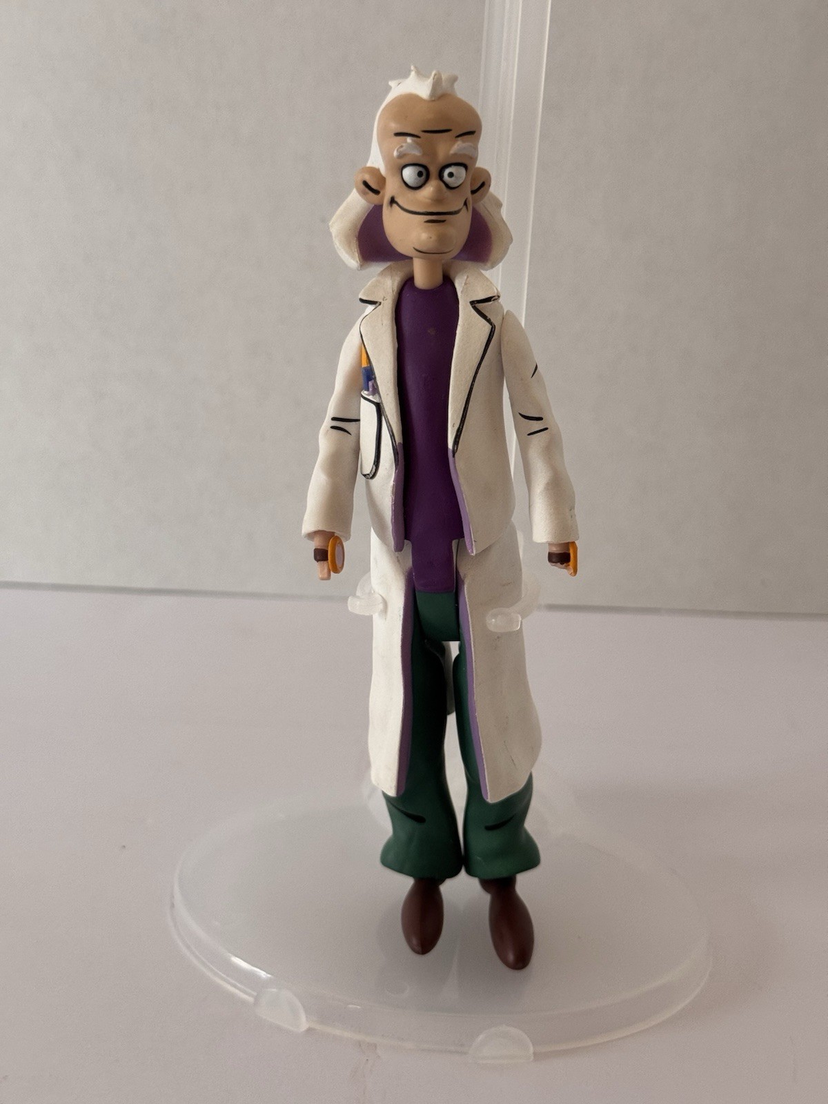 NECA Back to the Future Toony Classics Doc Brown 6-inch Action Figure Parts Only