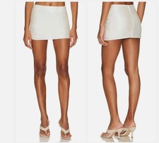 Savannah Morrow Alora Skirt in Ivory Size Small  MSRP 245