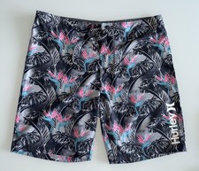 HURLEY Board Shorts Size 36 Men s Swim Trunks Swim Shorts Miami Nights Colors