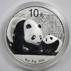 2011 China Panda 10 Yuan .999 Silver Round 1 oz
