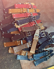 #110 22mm WHOLESALE 50pcs Mix Colour Leather Watch Strap Band