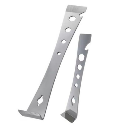 2-Piece Pry Bar Scraper Set With Hex Driver - Multi-Functional Tool!