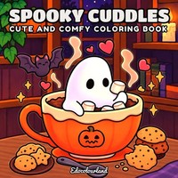 Malbuch FüR Erwachsene & Teens - Spooky Cuddles, Geister, Hexen, Stressabbau
