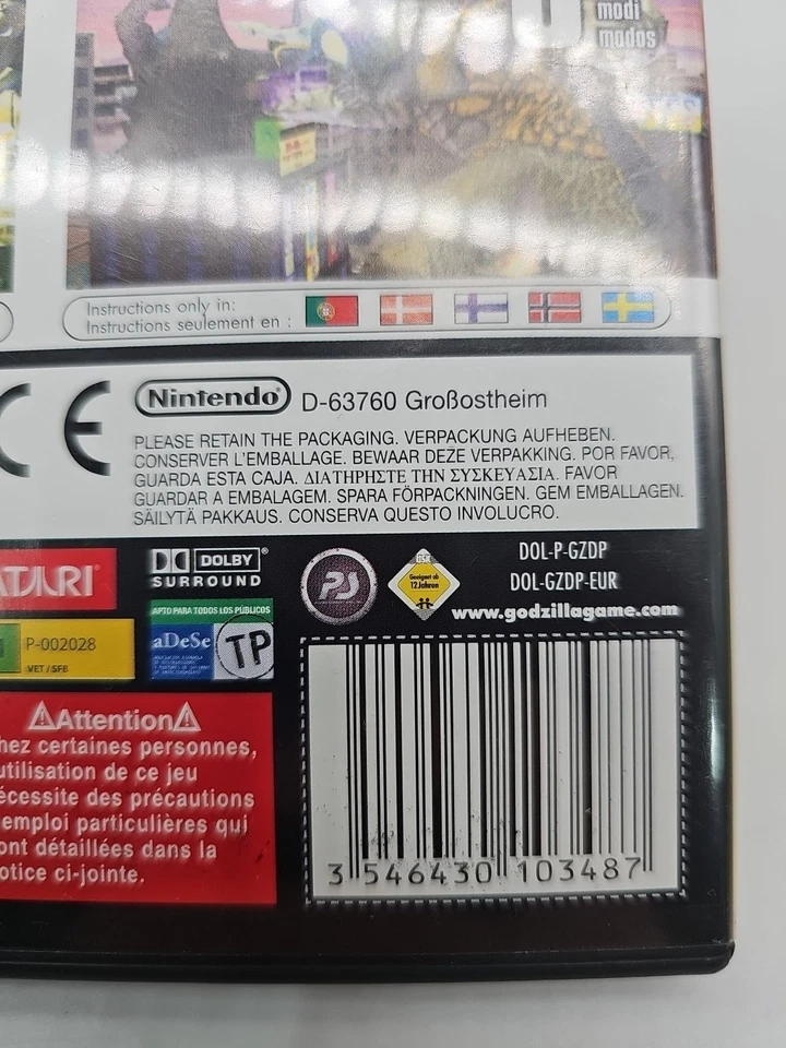 Godzilla Destroy All Monsters Melee Nintendo GameCube Spiel USK12 - Bild 4 von 4