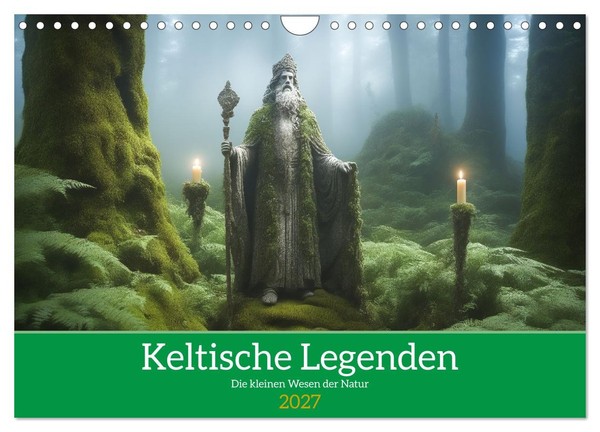 Calendar 2027 · US Version · Celtic Legends - The Little Creatures Of Nature (Wa-image