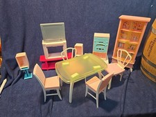 1990s Vintage Barbie Lot - Furniture, Kitchen  Accessories TV Chairs