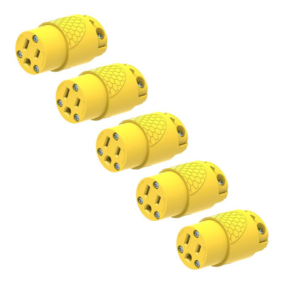 Extension Cord Ends Female Kit, Replacement Connector , 3 Prong, 15Amp, 125Volt,