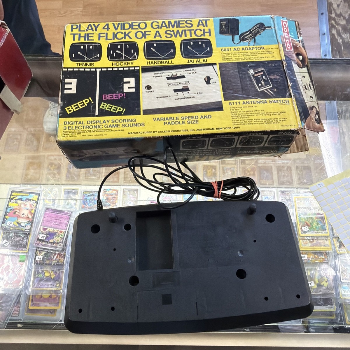 Konokonoページ Coleco Telstar Alpha Pong Console Vintage No Ac With Box Untested