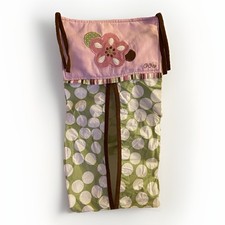 Cocalo A Lamode Pink Green Diaper Stacker Flowers Polka Dots Baby Crib Nursery