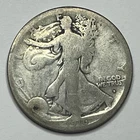 1916-D Walking Liberty Half Dollar - Circulated Semi-Key 50C; U003