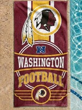 Toalla de playa Washington Redskins de WinCraft DC Commanders NFL 🏈 NUEVA 30x60"
