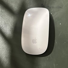 Apple A1296 Wireless Bluetooth Magic Mouse Multi-Touch White Genuine - TESTED