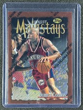 DERRICK COLEMAN 1996-97 TOPPS FINEST #211 BRONZE MAINSTAYS W/ COATING 76ERS