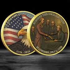 2026 US Independence 250th Anniversary Coin • Bald Eagle & Founding Fathers