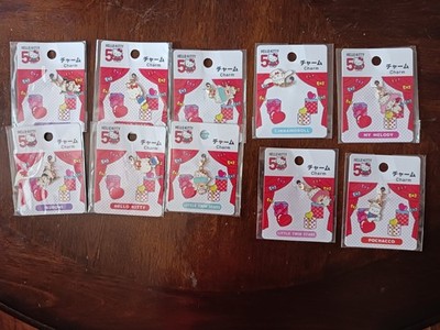 Sanrio Hello Kitty 50Th Anniversary Charm  Japan New 10 Pcs