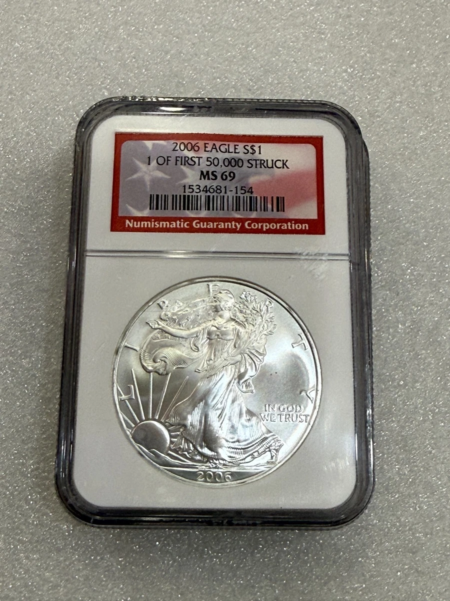 American Eagle MS 69 Graded 2006 Silver Bullion Coins for sale | eBay