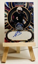 2024 Wild Card Auto Mania Sam Brown Scope Rookie RC 9/25 Miami Hurricanes. rookie card picture