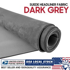 For Dodge Ram 150025003500 Grey Suede Headliner Fabric With Foam Backing