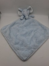 S L Home Fashions Baby Lovey Elephant Security Blanket So Dreamy Blue Plush