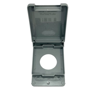 Carlon E98G20N 20A Non-Metallic Weather Proof Single Receptacle Outlet Cover