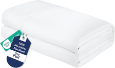 Full Flat Sheet - Ultra Soft Brushed 1800 Microfiber Flat Sheets Only - Wrinkle