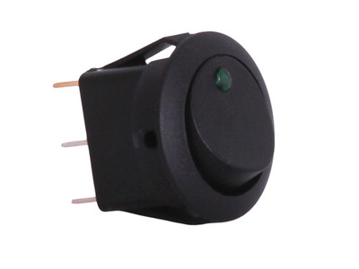 12V 20A KIPPSCHALTER (3-POLIG) MIT GRÜNEM LICHT