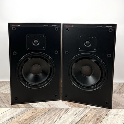 Boston Acoustics A60 Audiophile Loudspeakers USA Need Re-Foamed Dark Maple SII