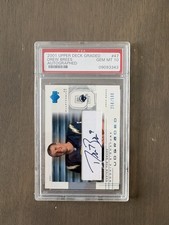 2001 Drew Brees 🔥 Upper Deck RC Auto 🔥 PSA 10 Autograph 🐐