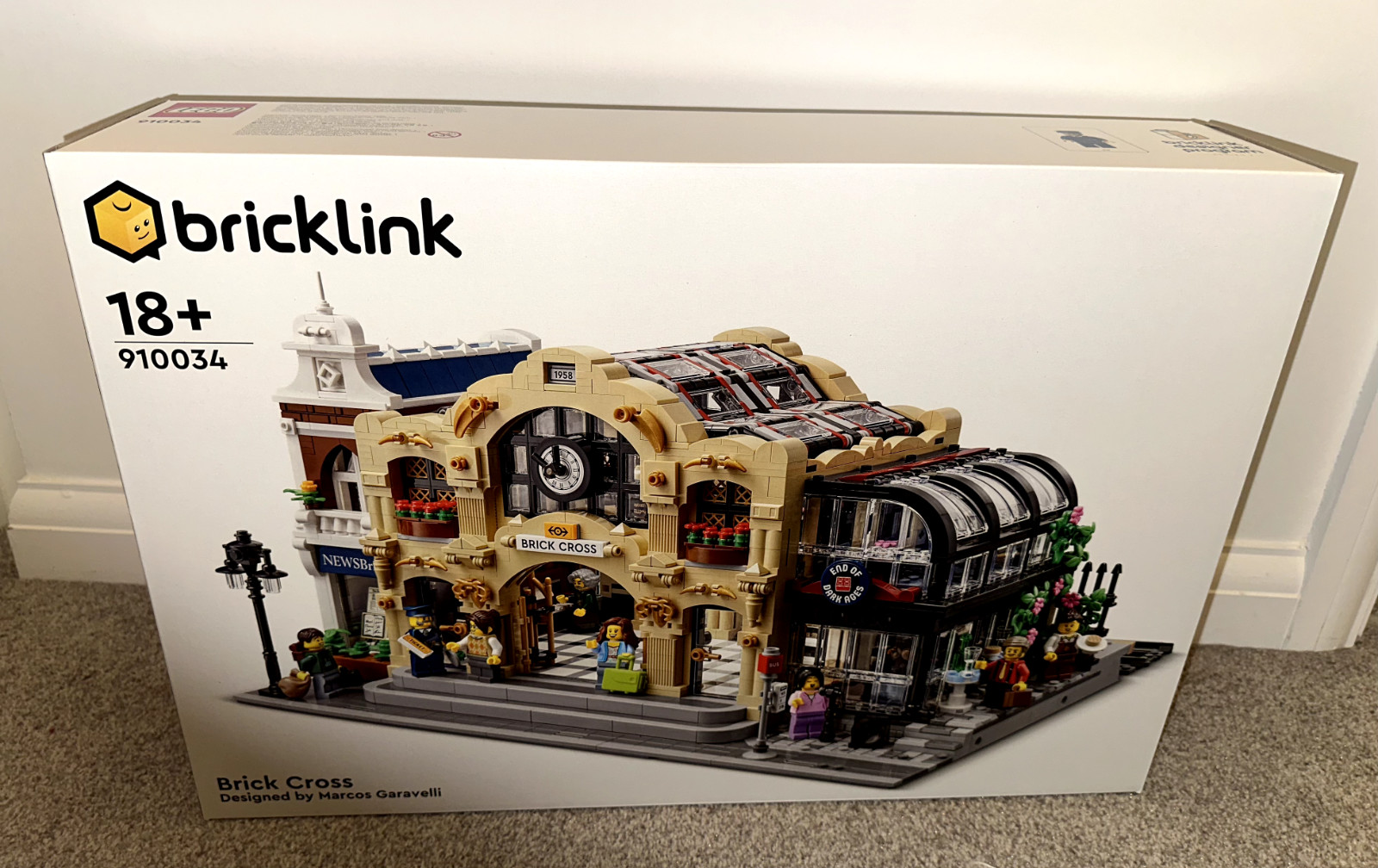 SEALED LEGO BRICKLINK DESIGNER PROGRAM 910034 BRICK CROSS TRAIN STATION SET