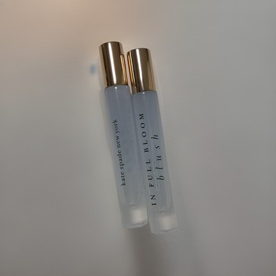 Lot Of 2 Kate Spade In Full Bloom Blush Eau De Parfum 0.34 Oz, Read Description.