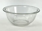 Vintage PYREX Nesting Mixing Serving Clear Glass Bowl 1 Liter #322 Made in USA