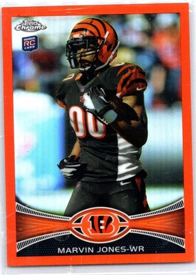 2012 Topps Chrome #194 Marvin Jones Orange Refractors