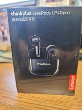 Lenovo Thinkplus LP40pro TWS Wireless Earphones Earbuds White New Sealed