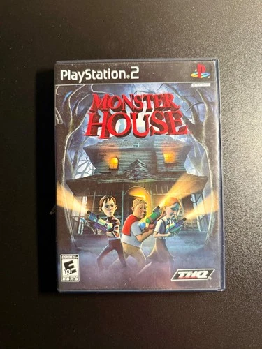 Monster House PS2 Complete CIB w/ Manual Black Label UNTESTED