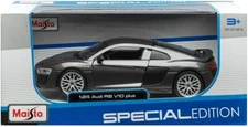 Maisto Gray Audi R8 V10 Plus 1:24 Diecast Model - NEW