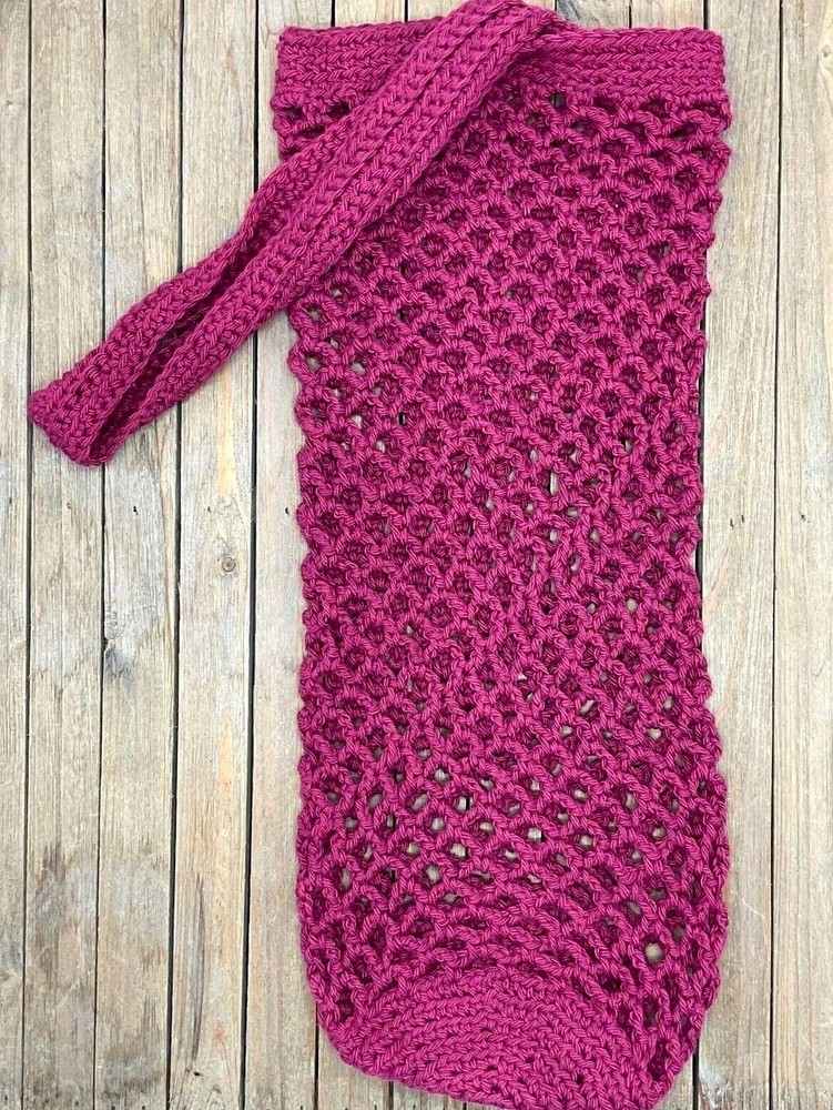 Yoga Mat Bag - Handmade Crochet Carrier for Pilates Gym Yogi  