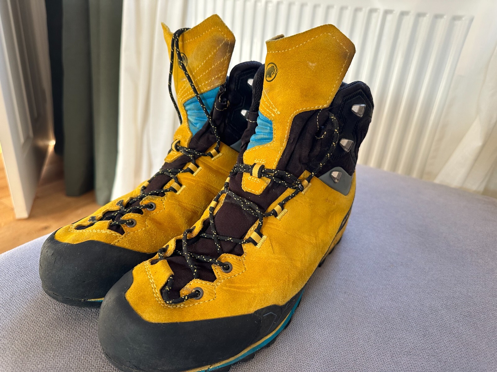 Bota Ferrata Mammut Kento Tour High GTX Mello Negra Montaña Senderismo Talla 11 46