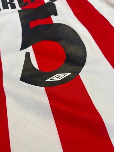 FC OLYMPIACOS GRIECHENLAND 2002/2003 HOME FOOTBALL SHIRT TRIKOT CHRISTIAN KAREMBEU #5 - Bild 11 von 13