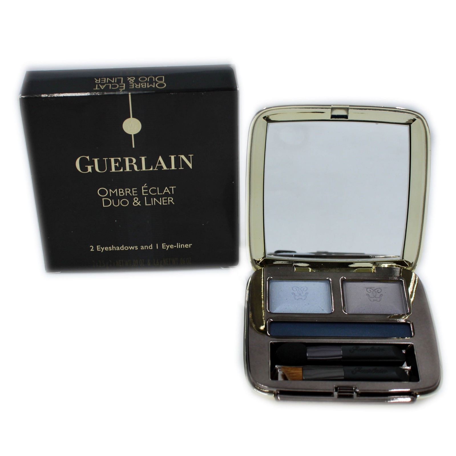 GUERLAIN OMBRE ECLAT DUO-LINER 2 ТЕНИ ДЛЯ ВЕК И 1 ПОДВОДКА ДЛЯ ГЛАЗ 2X25G И 16G 381-G40251 6990₽