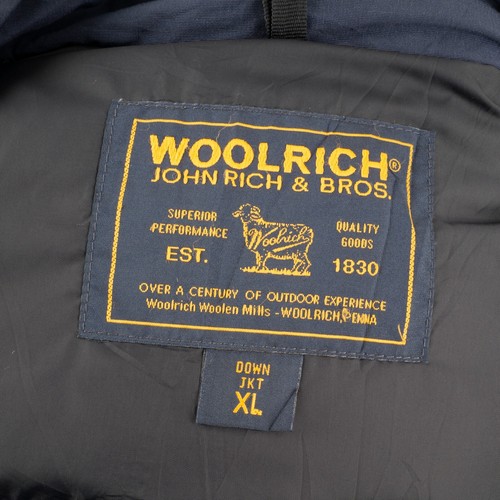 Vintage Woolrich Men's Navy Blue Full-Zip Down Aleutian Heritage Vest Size XL - Picture 6 of 12