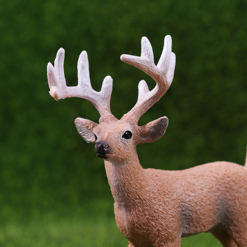 Christmas Table Ornaments Christmas Reindeer Figure Xmas Deer Figurine