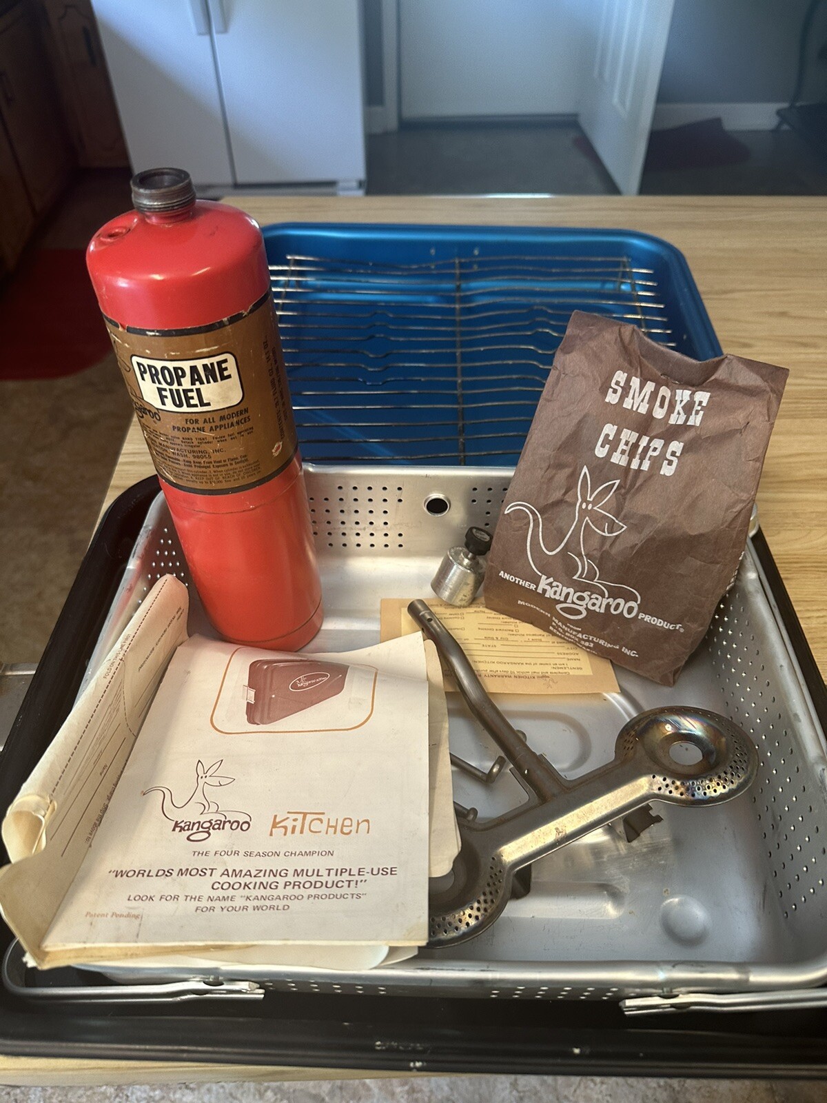 Vintage Kangaroo Kitchen Camping Compact 2 Burner StoveGriddle CLEAN!! eBay