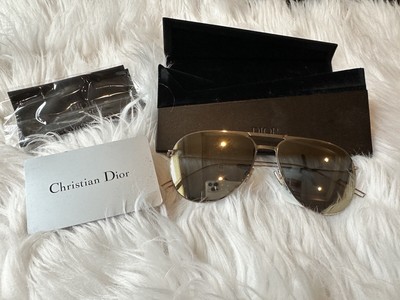 NWT Christian Dior Split sunglasses with box Christian Dior Split Two Tone Aviator Sunglasses main image 3