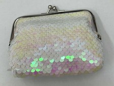 Ladies Girls Reversible Sequin Coin Wallet Pouch Money Purse Card Holder Gift UK