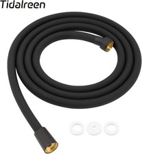 Black/Silver Shower Hose 69"/79" Anti-Kink Flexible Handheld RV Hose Leak-Proof
