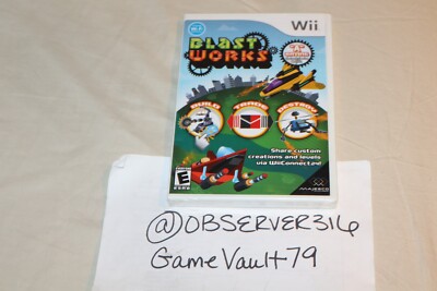 Blast Works: Build, Trade, Destroy (Nintendo Wii, 2008) NEW SEALED