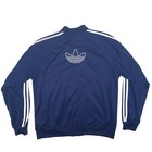 Vintage 90s Adidas Track Jacket Trefoil 3 Stripes Full Zip Blue Mens Medium