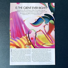 Magazine Print Image 2023 Modern Design Dynamic Pink Pattern Collectors Paper