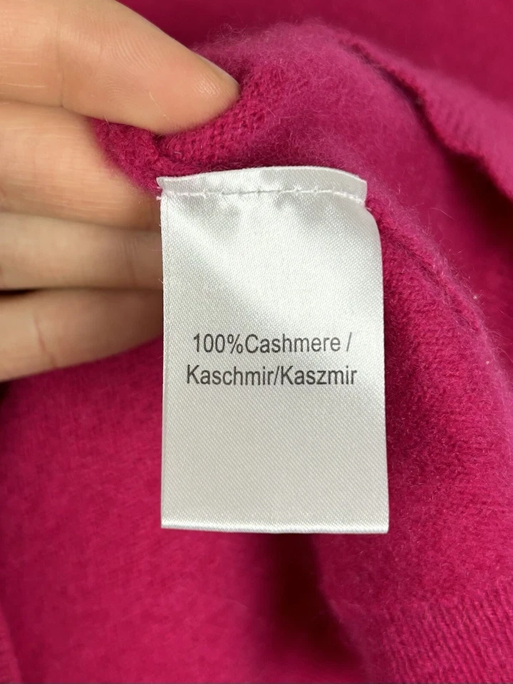 Cárdigan Suéter Jersey CLEMENTS RIBEIRO Niñas 100% Cachemira Talla Grande UK10 Foto 4 de 4